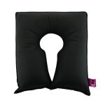 Black Saniluxe Square Horseshoe Cushion UBIO