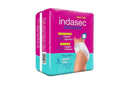 Ropa Interior Absorbente Indasec Plus talla L (12UN)