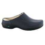 Leather Clogs Wash'Go Paris Dark Blue