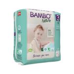 Diapers Bambo Nature Size 3 - 4 to 8kg (28 Un)