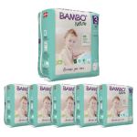 Diapers Bambo Nature Size 3 - 4 to 8kg (Pack 6x28 Un)