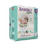 Diapers Bambo Nature Size 4 - 7 to 14 kg (24 Un)