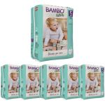 Diapers Bambo Nature Size 5 - 12 to 18 kg (Pack 6x22 Un)