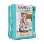 Fraldas Cueca Bambo Nature Nº 6 - 15+kg (18 Un)