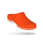 Zuecos Wock CLOG Naranja/Blanco