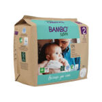 Diapers Bambo Nature Size 2 – 3 to 6 kg (30 Un) Paper packaging