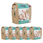 Pañales Bambo Nature Talla 3 – 4 a 8kg (Pack 6x28 Un) Embalaje de papel