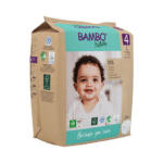 Diapers Bambo Nature Size 4 – 7 to 14 kg (24 Un) Paper packaging