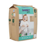 Pants Bambo Nature Size 4 – 7 to 14kg (20Un) Paper packaging