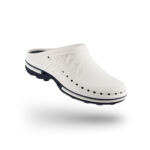 Wock CLOG Clogs White/Navy Blue