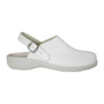 Leather Melides Clogs White