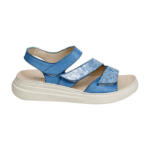 Sandálias Comfy Pavia Azul Brilhante