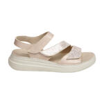 Sandalias Comfy Pavia Beige Brillante