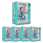Fraldas Cueca Bambo Nature Nº 5 - 11 a 17kg (Pack 5x19 Un)