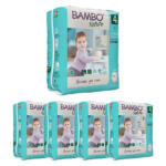 Pants Bambo Nature Size 4 - 15 to 26lbs (Pack 5x20 Un)