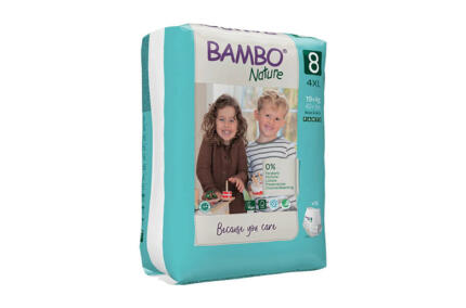 Fraldas Cuecas Bambo Nature Nº 8 - 19+kg (16 Un)