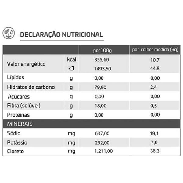 Declaração Nutricional Espessante Claro Café